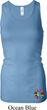 Ladies Tanktop Hippie Sun Patch Bottom Longer Length Racerback Tank