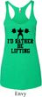 Ladies Tanktop I Rather Be Lifting Tri Blend Racerback Tank Top
