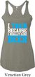 Ladies Tanktop I Train For Beer Tri Blend Racerback Tank Top
