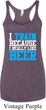 Ladies Tanktop I Train For Beer Tri Blend Racerback Tank Top