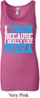 Ladies Tanktop I Train For Pizza Longer Length Tank Top