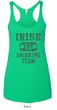 Ladies Tanktop Irish Drinking Team Tri Blend Racerback Tank Top