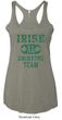Ladies Tanktop Irish Drinking Team Tri Blend Racerback Tank Top