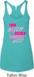 Ladies Tanktop Kicked Cancers Ass Tri Blend Racerback Tank Top