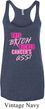 Ladies Tanktop Kicked Cancers Ass Tri Blend Racerback Tank Top