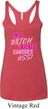 Ladies Tanktop Kicked Cancers Ass Tri Blend Racerback Tank Top