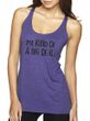 Ladies Tanktop Kind of a Big Deal Black Print Tri Blend Racerback Tank