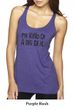 Ladies Tanktop Kind of a Big Deal Black Print Tri Blend Racerback Tank