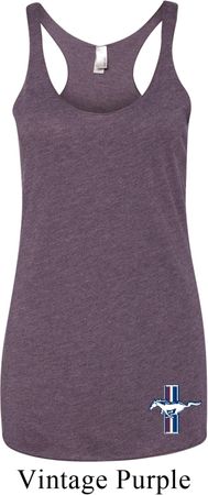Ladies Tanktop Legend Lives Bottom Print Tri Blend Racerback Tank Top