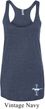Ladies Tanktop Legend Lives Bottom Print Tri Blend Racerback Tank Top