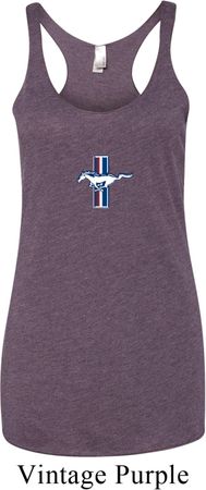 Ladies Tanktop Legend Lives Small Print Tri Blend Racerback Tank Top