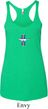 Ladies Tanktop Legend Lives Small Print Tri Blend Racerback Tank Top