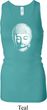 Ladies Tanktop Little Buddah Head Longer Length Racerback Tank
