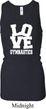 Ladies Tanktop Love Gymnastics Longer Length Racerback Tank Top