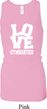 Ladies Tanktop Love Gymnastics Longer Length Racerback Tank Top