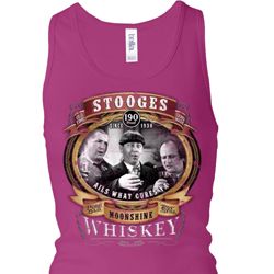 Ladies Tanktop Moonshine Whiskey Longer Length Racerback Tank