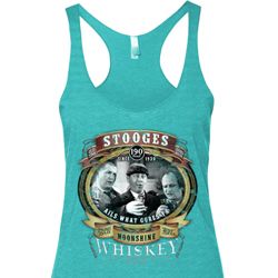 Ladies Tanktop Moonshine Whiskey Tri Blend Racerback Tank Top