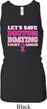 Ladies Tanktop Motor Boating Longer Length Racerback Tank Top