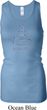 Ladies Tanktop Namaste Lotus Pose Longer Length Racerback Tank Top