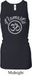 Ladies Tanktop Namaste Om Longer Length Racerback Tank Top