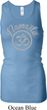 Ladies Tanktop Namaste Om Longer Length Racerback Tank Top