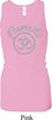 Ladies Tanktop Namaste Om Longer Length Racerback Tank Top