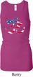 Ladies Tanktop Patriotic Om Longer Length Racerback Tank