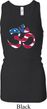 Ladies Tanktop Patriotic Om Longer Length Racerback Tank