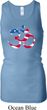 Ladies Tanktop Patriotic Om Longer Length Racerback Tank