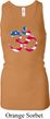 Ladies Tanktop Patriotic Om Longer Length Racerback Tank