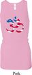Ladies Tanktop Patriotic Om Longer Length Racerback Tank