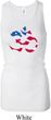 Ladies Tanktop Patriotic Om Longer Length Racerback Tank
