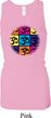 Ladies Tanktop Pop Art Om Longer Length Racerback Tank