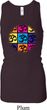 Ladies Tanktop Pop Art Om Longer Length Racerback Tank