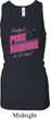 Ladies Tanktop Pretty in Pink Longer Length Racerback Tank Top