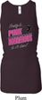 Ladies Tanktop Pretty in Pink Longer Length Racerback Tank Top