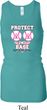 Ladies Tanktop Protect 2nd Base Longer Length Racerback Tank Top
