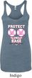 Ladies Tanktop Protect 2nd Base Tri Blend Racerback Tank Top