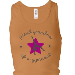 Ladies Tanktop Proud Grandma Longer Length Racerback Tank Top Ladies Tanktop Proud Grandma Longer Length Racerback Tank Top