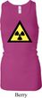 Ladies Tanktop Radioactive Triangle Longer Length Racerback Top