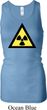 Ladies Tanktop Radioactive Triangle Longer Length Racerback Top