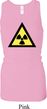 Ladies Tanktop Radioactive Triangle Longer Length Racerback Top