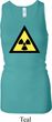 Ladies Tanktop Radioactive Triangle Longer Length Racerback Top