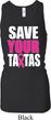 Ladies Tanktop Save Your Tatas Longer Length Racerback Tank Top