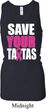 Ladies Tanktop Save Your Tatas Longer Length Racerback Tank Top
