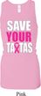 Ladies Tanktop Save Your Tatas Longer Length Racerback Tank Top