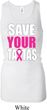 Ladies Tanktop Save Your Tatas Longer Length Racerback Tank Top