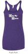Ladies Tanktop Say My Name Tri Blend Racerback Tank Top