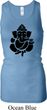 Ladies Tanktop Shadow Ganesha Longer Length Racerback Tank