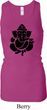 Ladies Tanktop Shadow Ganesha Longer Length Racerback Tank